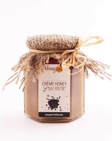 Creme Honey with Pepper - Honey.am 320g