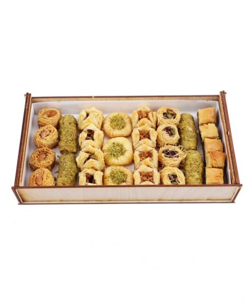 Pakhlava Mix In A Wooden Box - 400g