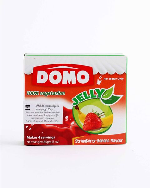 Դոնդող բանան-ելակ բուսական - Domo 85գ